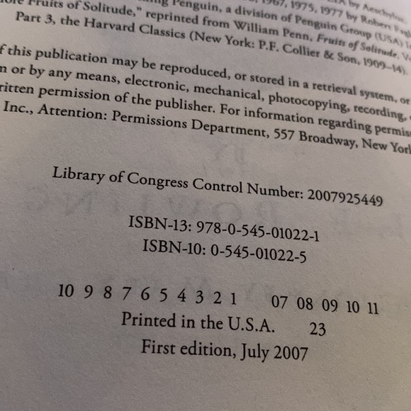 Harry Potter And the Deathly Hallows thick Hardback Book 1st Edition 2007 - Picture 3 of 6